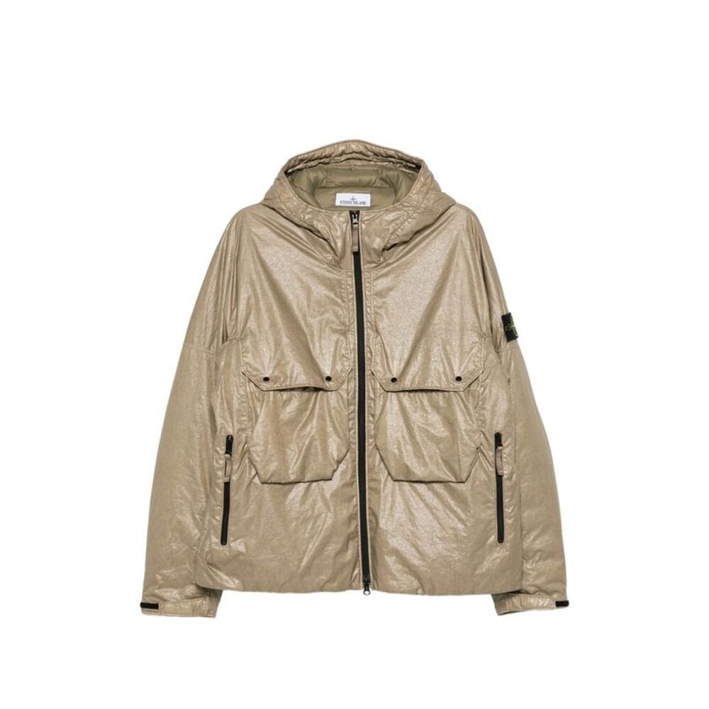 Stone Island Green Jackets - Padded & Down Jackets Men